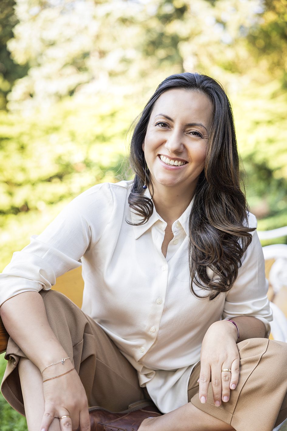 Lorena Gómez, PhD — warm portrait